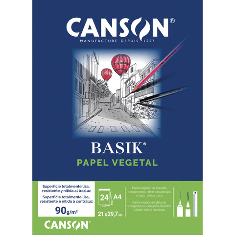 Bloco Vegetal A4 90G 24F Canson