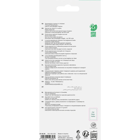 Marcadores Textliner Pastel 8 unidades Faber Castell