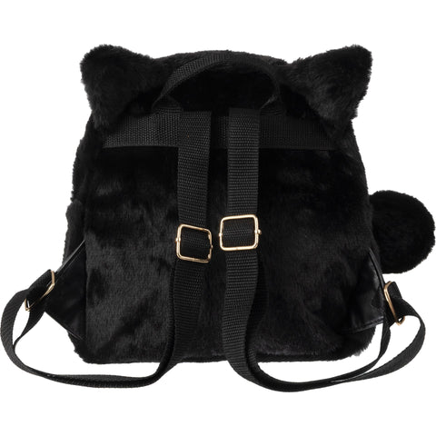 Mini Mochila Peluche Preto
