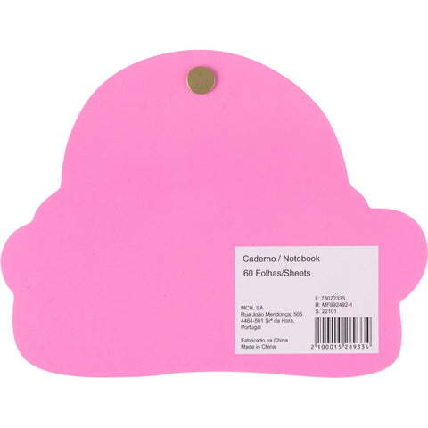 Caderno Espiral A6 60 Folhas Cloud Pink Magic