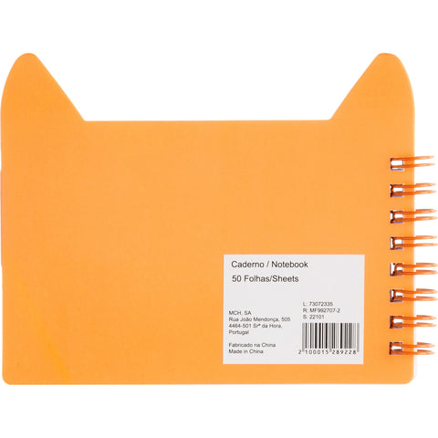 Caderno Espiral Liso 50 Folhas Dog Pet Friend