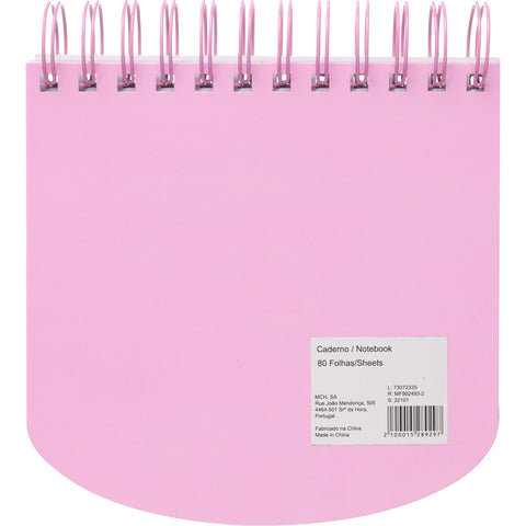 Caderno 80 Folhas Eye Pink Magic
