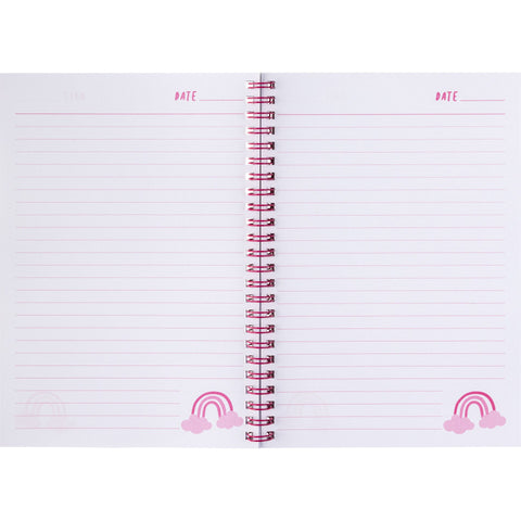 Caderno Espiral A5 60 Folhas Eye Pink Magic