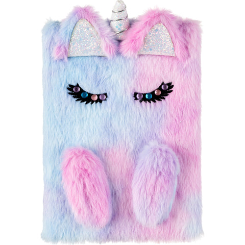 Caderno Gift A5 80 Folhas Peluche Unicorn
