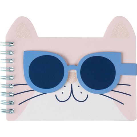 Caderno Espiral Liso 50 Folhas Cat Pet Friend