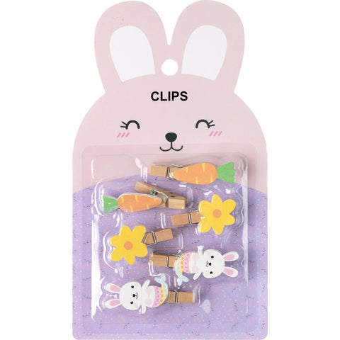 Molas Madeira Fun Bunny Joy 6 Unidades