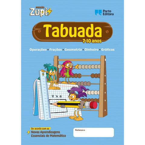 Missão Zupi - Tabuada - 7-10 Anos