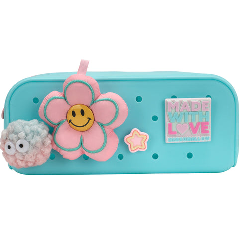 Estojo Silicone Pompom Marshmallow