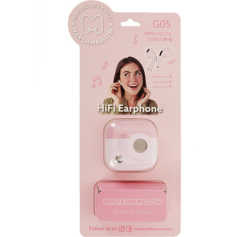 Auriculares Insta Pastel (várias opções) Marshmallow