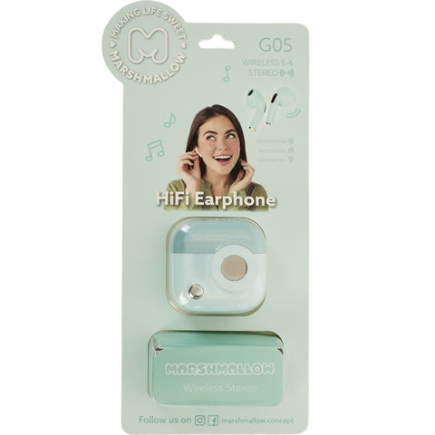 Auriculares Wireless Marshmallow (artigo sortido)