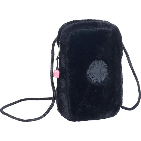 Bolsa Telemóvel Furry Black Marshmallow