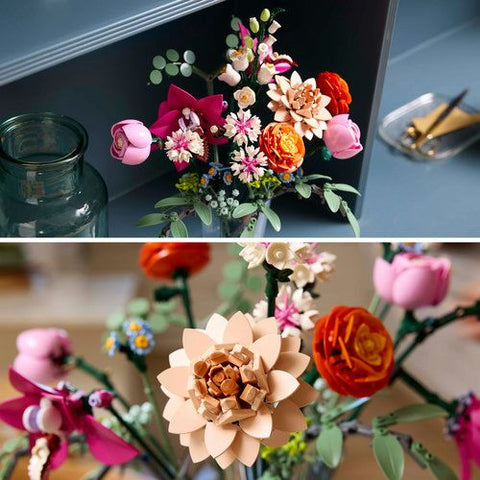 Buquê De Flores Cor-De-Rosa Elegante