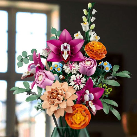 Buquê De Flores Cor-De-Rosa Elegante