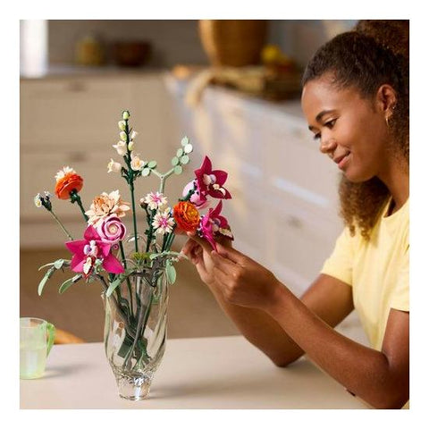 LEGO Botanicals - Buquê de Flores Cor-de-Rosa Elegante - 10342