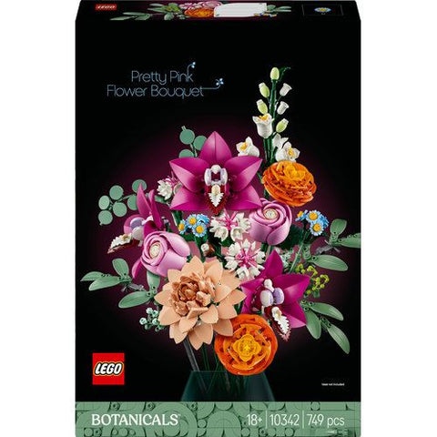 LEGO Botanicals - Buquê de Flores Cor-de-Rosa Elegante - 10342