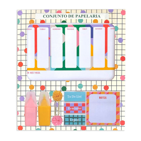 Kit Papelaria Fabulousrainbow