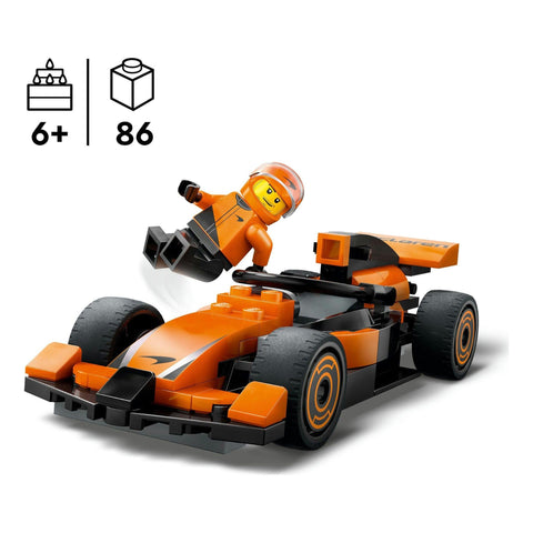 LEGO City - Piloto de F1 com Carro de Corrida McLaren - 60442