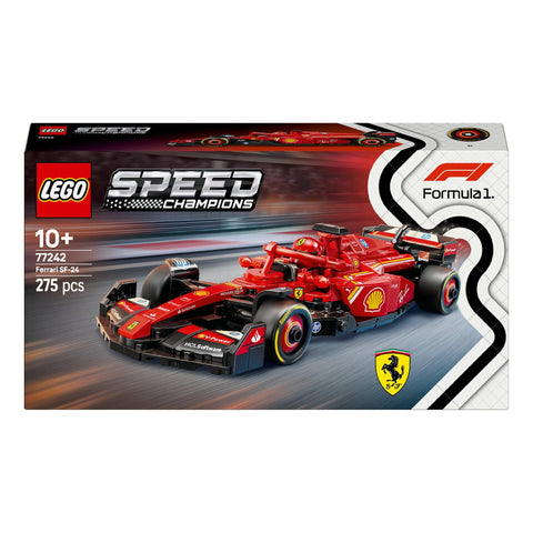 LEGO Speed Champions - Carro de Corrida Ferrari SF-24 F1 - 77242