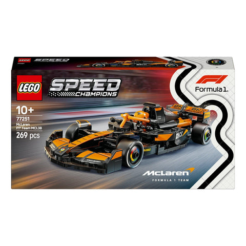 LEGO Speed Champions - Carro de Corrida McLaren F1 Team MCL38 - 77251