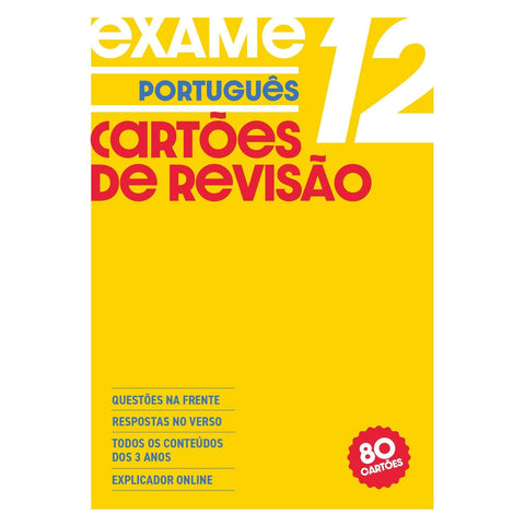 Cartões de Revisão Português 12 de Carla Marques