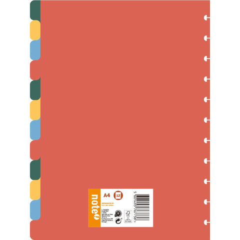Separador A4 Com 12 Divisórias Note!