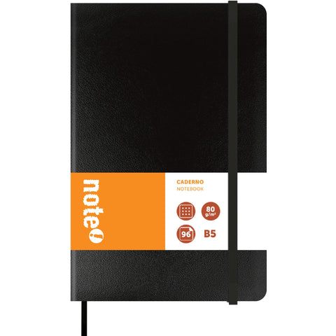 Caderno Agrafado B5 com Elástico Pontilhado Note!