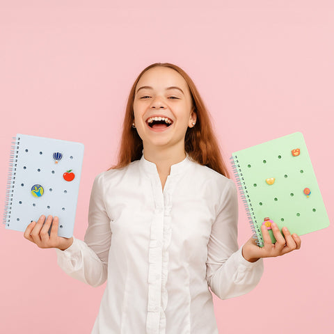 Caderno Espiral A4 80 Folhas 70G Pautado Pins Note!