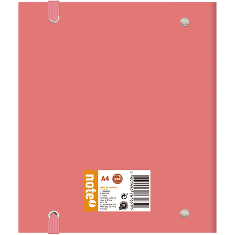 Pasta de Arquivo com Elásticos A4 e Recarga 100 Folhas (várias opções) Note!