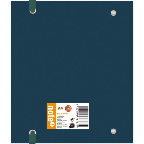 Pasta de Arquivo com Elásticos A4 e Recarga 100 Folhas (várias opções) Note!
