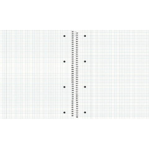 Caderno Espiral A4 Capa Dura Cinzenta Quadriculado Note!