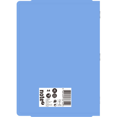 Caderno Agrafado A4 48 Folhas Quadriculado 2Em1 Note!