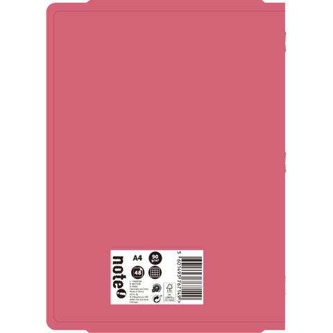 Caderno Agrafado A4 Quadriculado 2 em 1 (várias cores) Note!