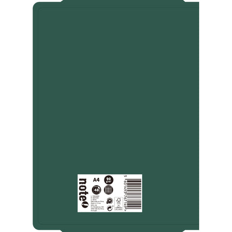 Caderno Agrafado A4 48 Folhas Quadriculado 2Em1 Note!