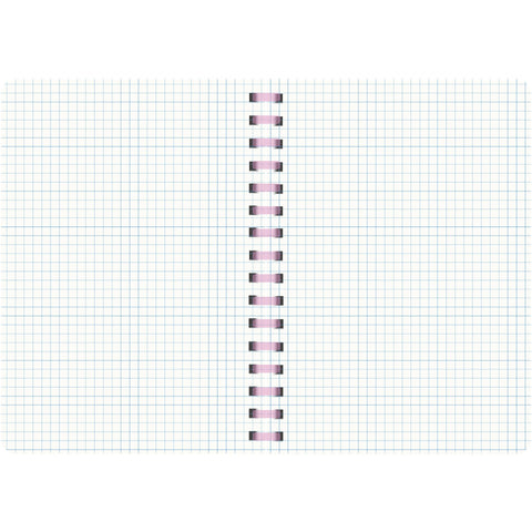 Caderno Espiral A5 Quadriculado Soft (várias cores) Note!