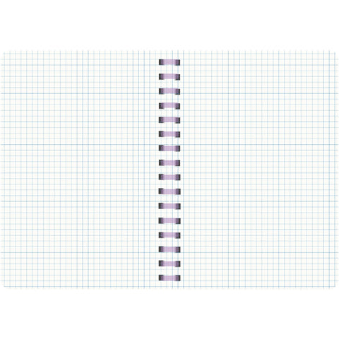 Caderno Espiral A5 Soft 80 Folhas 80G Quadriculado Note!