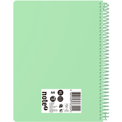 Caderno Espiral A4 Pautado (várias opções) Note!
