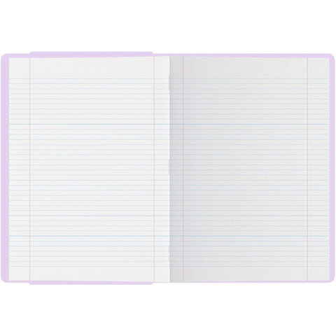 Caderno Agrafado A4 48 Folhas Pautado 2Em1 Pastel Note!