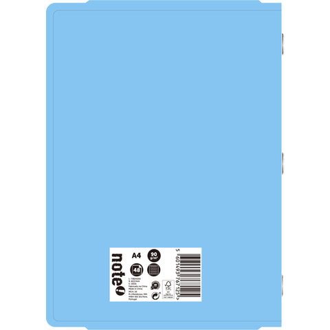 Caderno Agrafado A4 48 Folhas Pautado 2Em1 Pastel Note!