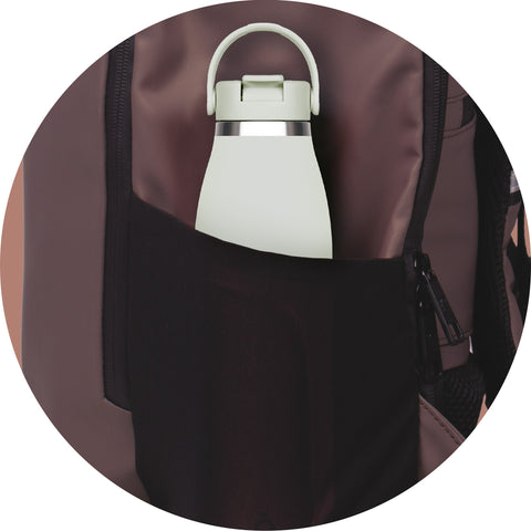 Mochila Roll Top Oxfbag Rpet Castanho Oxford