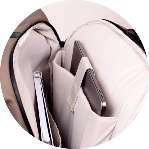 Mochila Roll Top Oxfbag Rpet Castanho Oxford