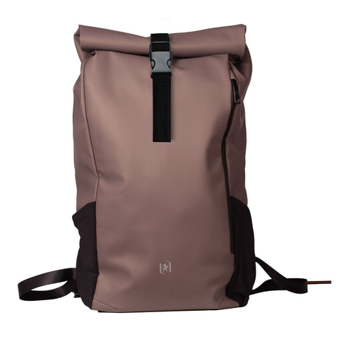 Mochila Roll Top Oxfbag Rpet Castanho Oxford