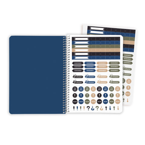 Caderno Espiral Identity B5 Pontilhado com Planner (várias opções) Oxford