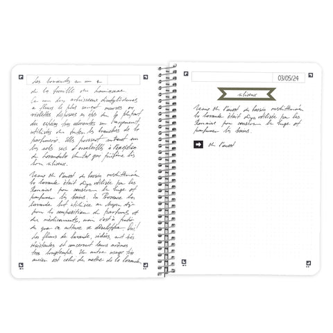 Caderno Espiral Identity B5 Pontilhado com Planner (várias opções) Oxford