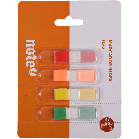 Dispensador Index 4 Cores*50Folhas Note!