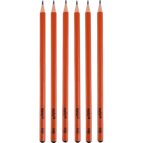 Conjunto 6 Lápis Resina HB