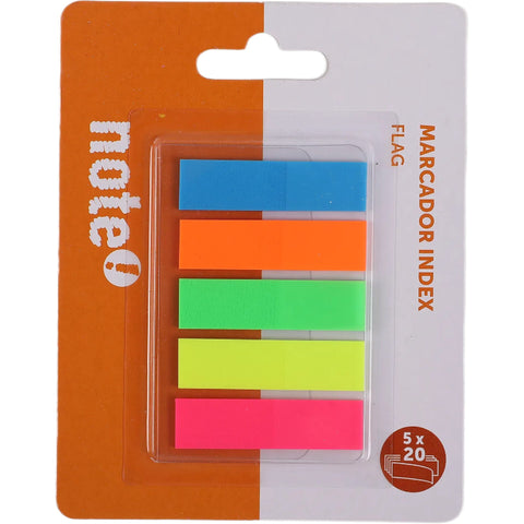 Sinalizador Aderente 5*20 Folhas 45*12Mm 20 Unidades Note!