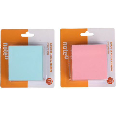 Bloco Notas Aderente 400 Folhas 76*76Pastel Note!