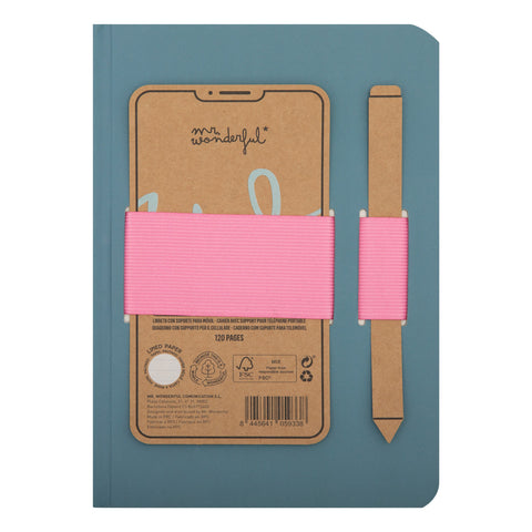 Caderno A5 + Suporte Telemóvel  - Good Notes