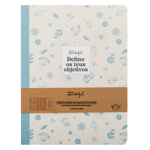 Kit 3 Cadernos A5 - Define Objetivos