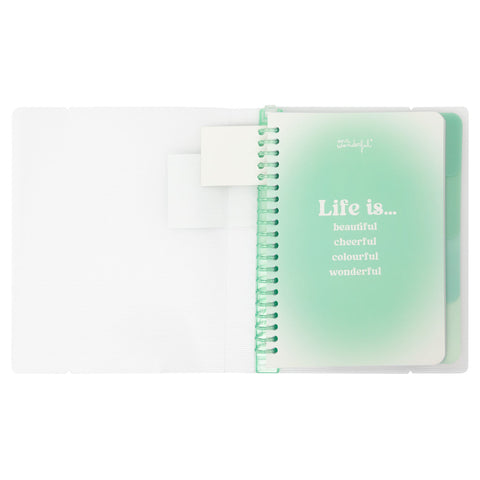 Caderno A5 - Life Is Beautiful